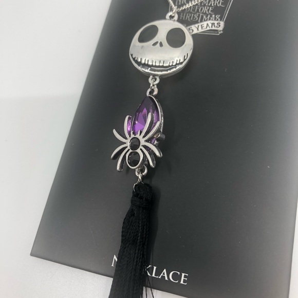 Nightmare Before Christmas Jack Fringe Pendant Necklace - Picture 4 of 5